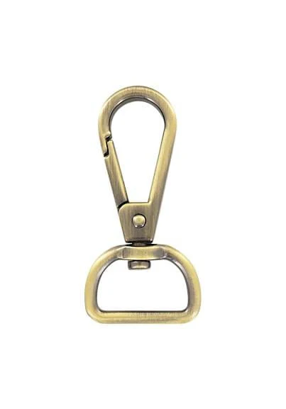 3/4" Antique Brass, Tear Drop Lever Swivel Snap, Zinc Alloy-PK5, #P-3180-ANTB