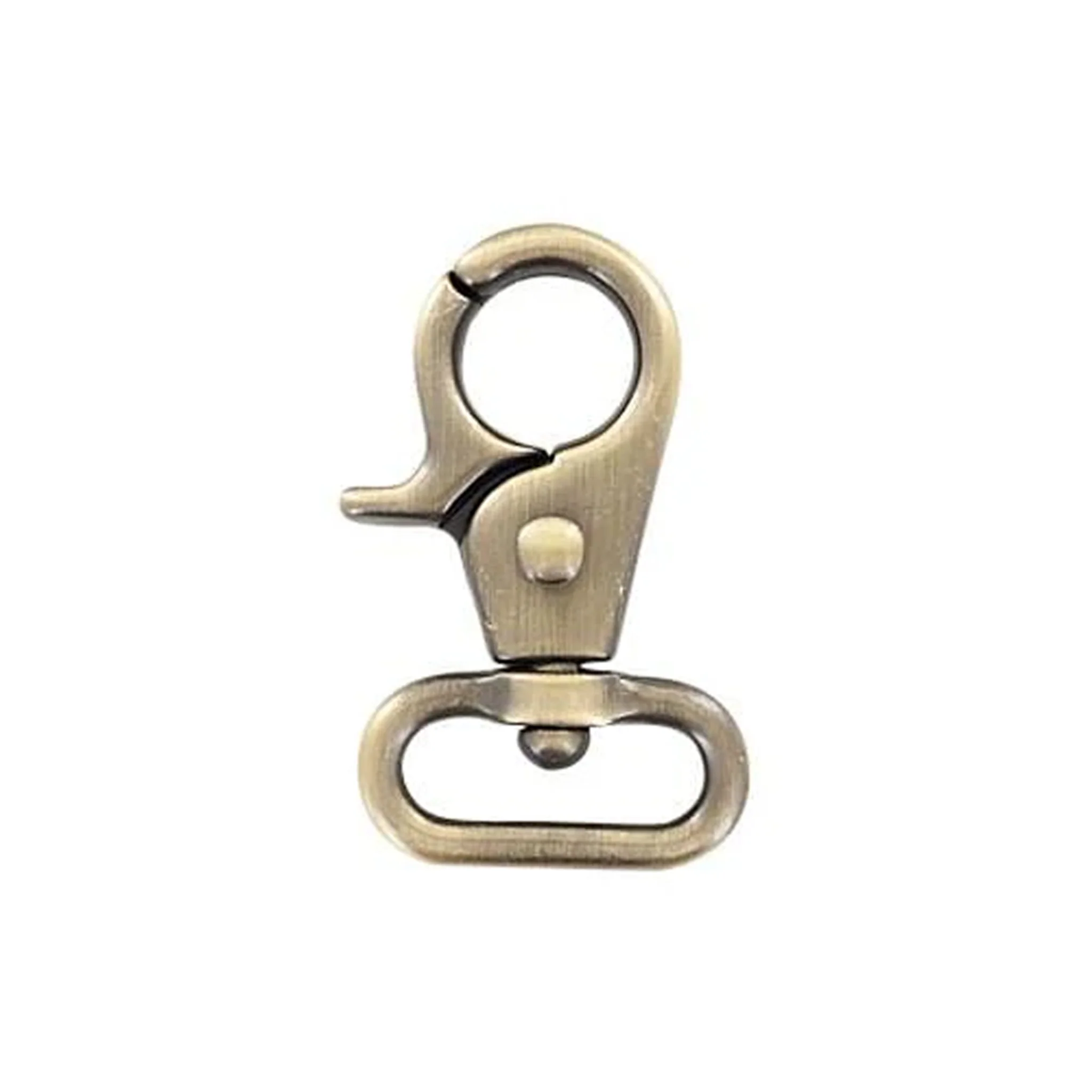 3/4" Antique Brass, Trigger Swivel Snap Hook, Zinc Alloy, #P-2583-ANTB