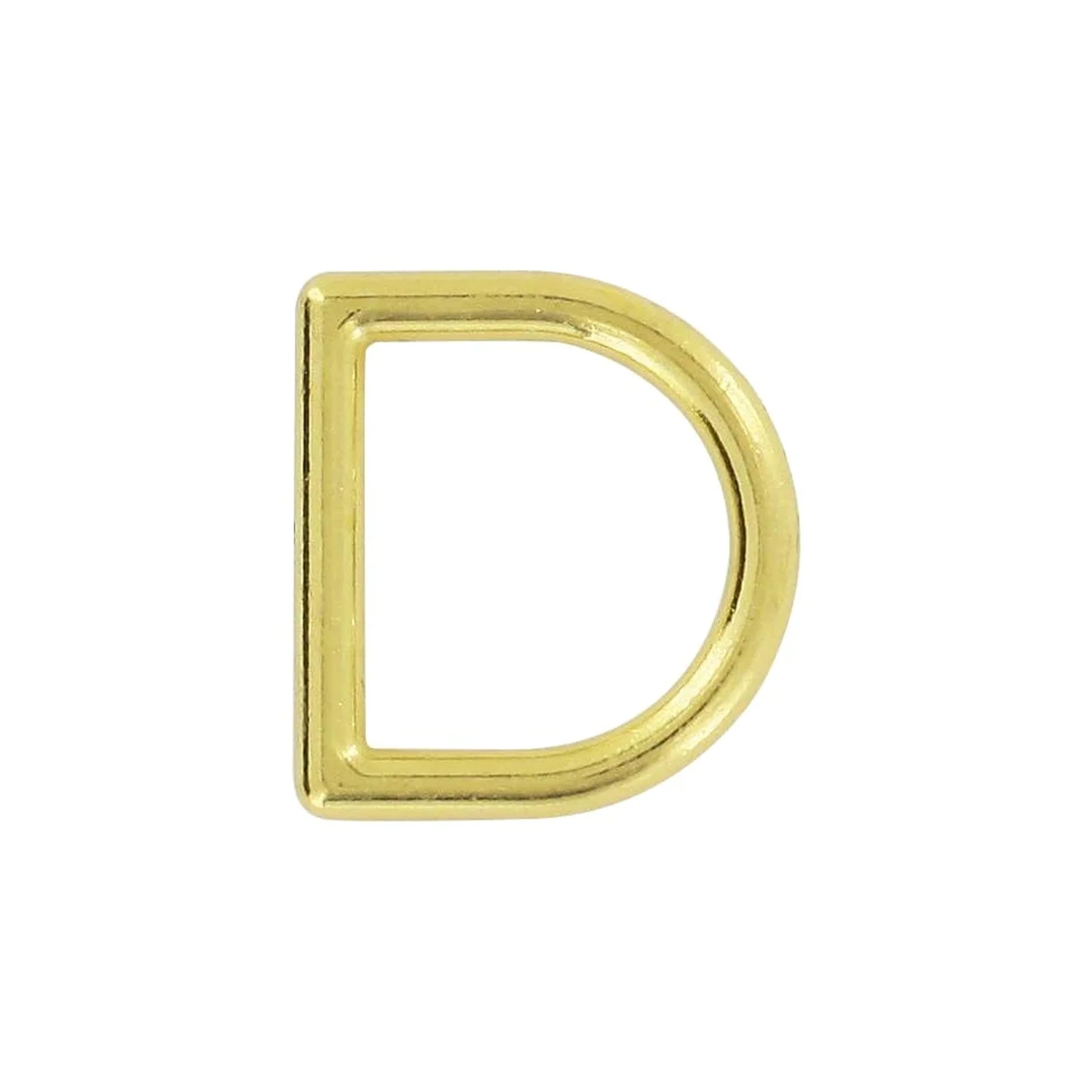 3/4" Brass, Cast D-Ring, Zinc Alloy, #D-303-BP
