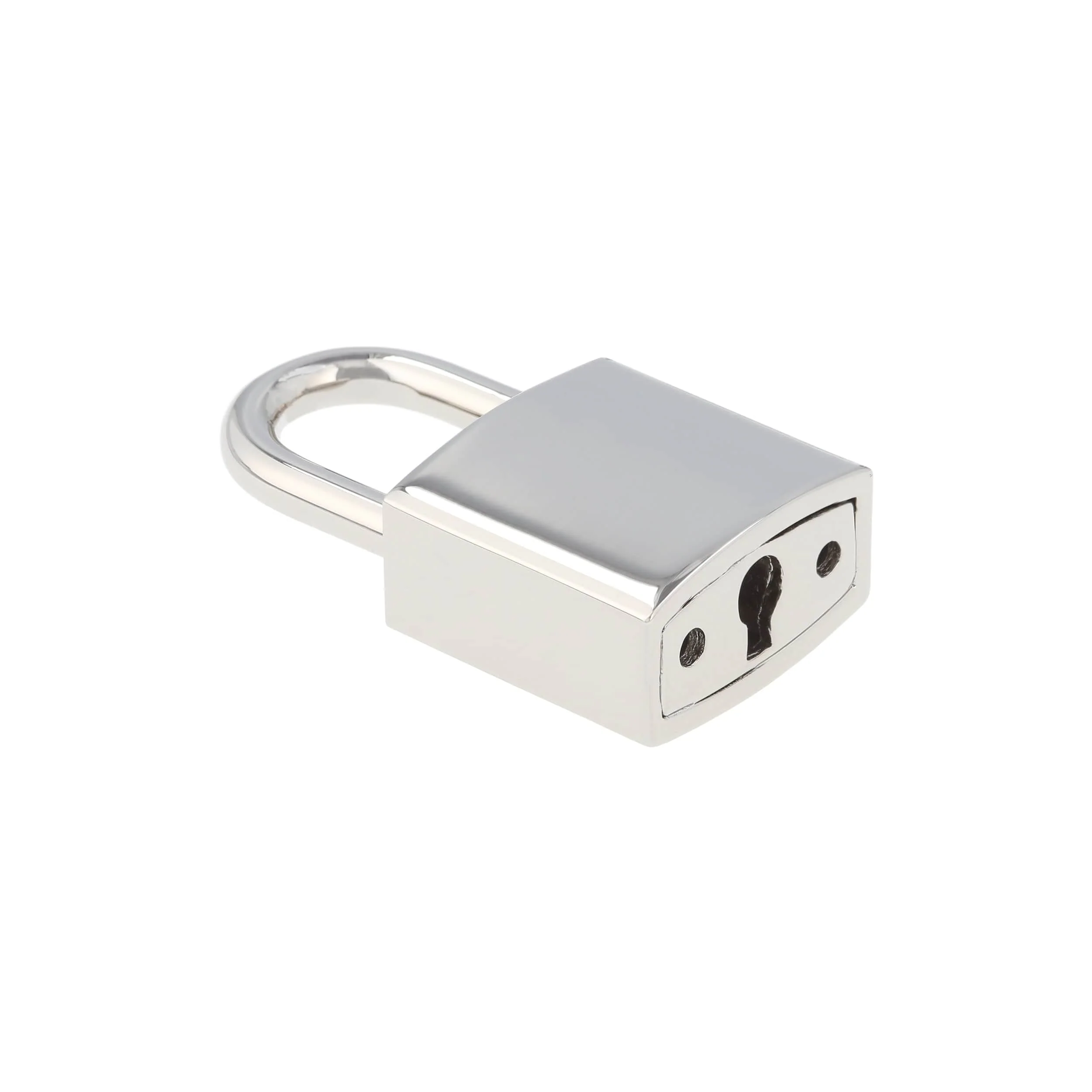 3/4" Shiny Nickel, Padlock, Zinc Alloy, #L-2845-NIC