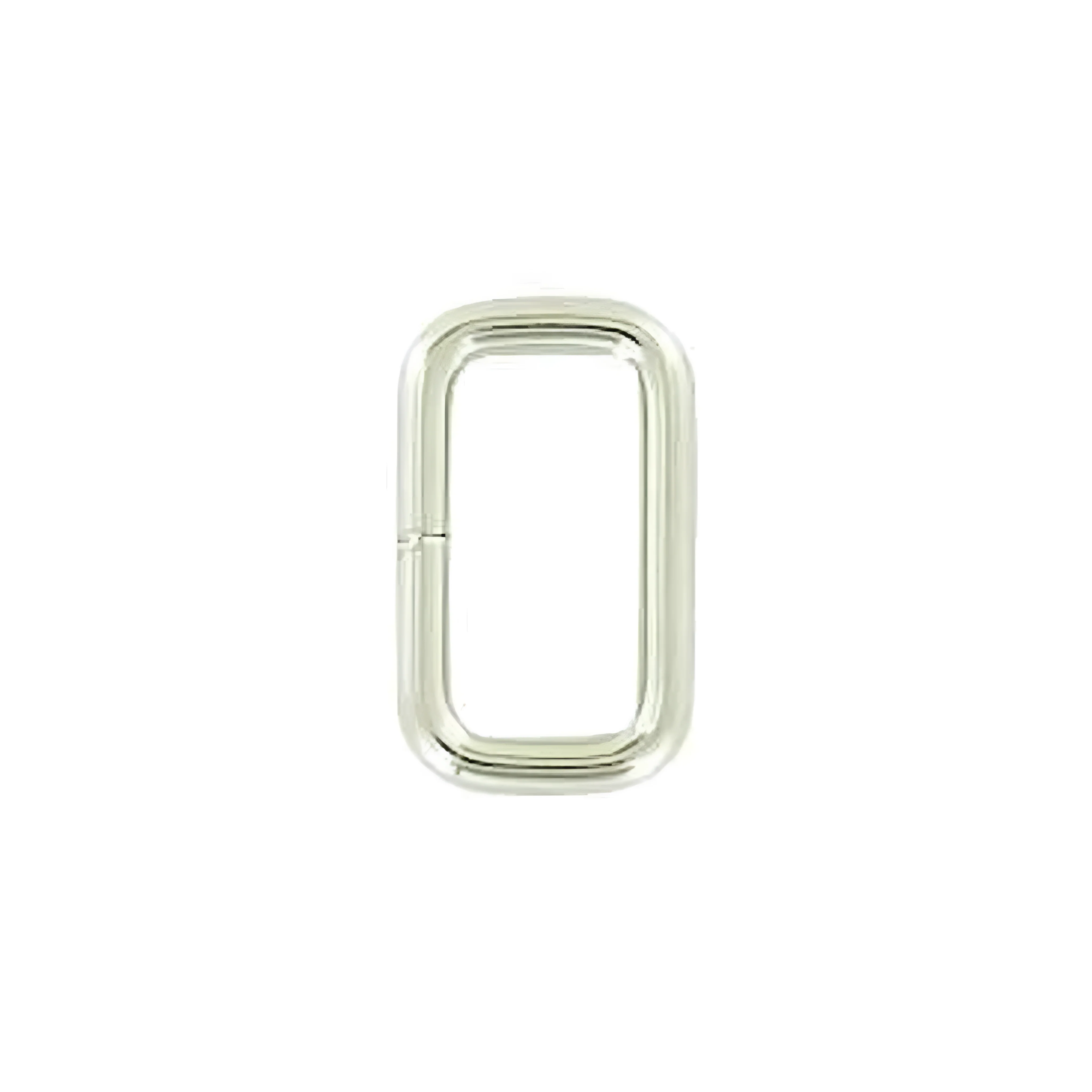 3/4" Shiny Nickel, Split Rectangular Ring, Steel, #P-3220-3-4-NP