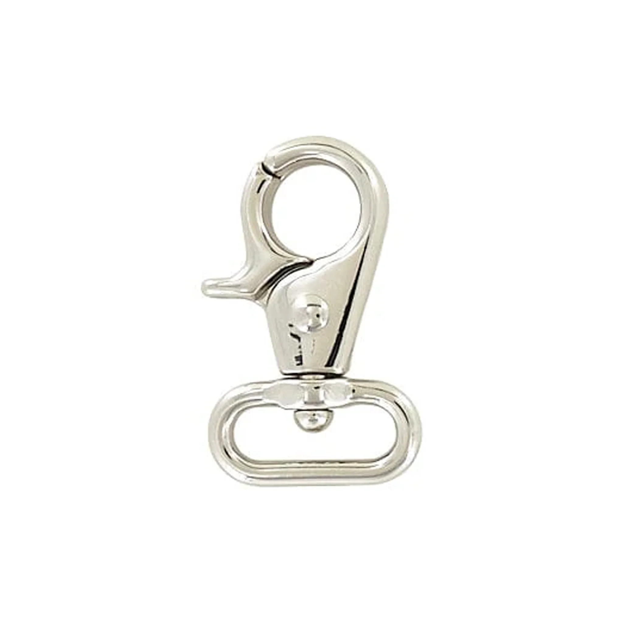 3/4" Shiny Nickel, Trigger Swivel Snap Hook, Zinc Alloy, #P-2583-NIC