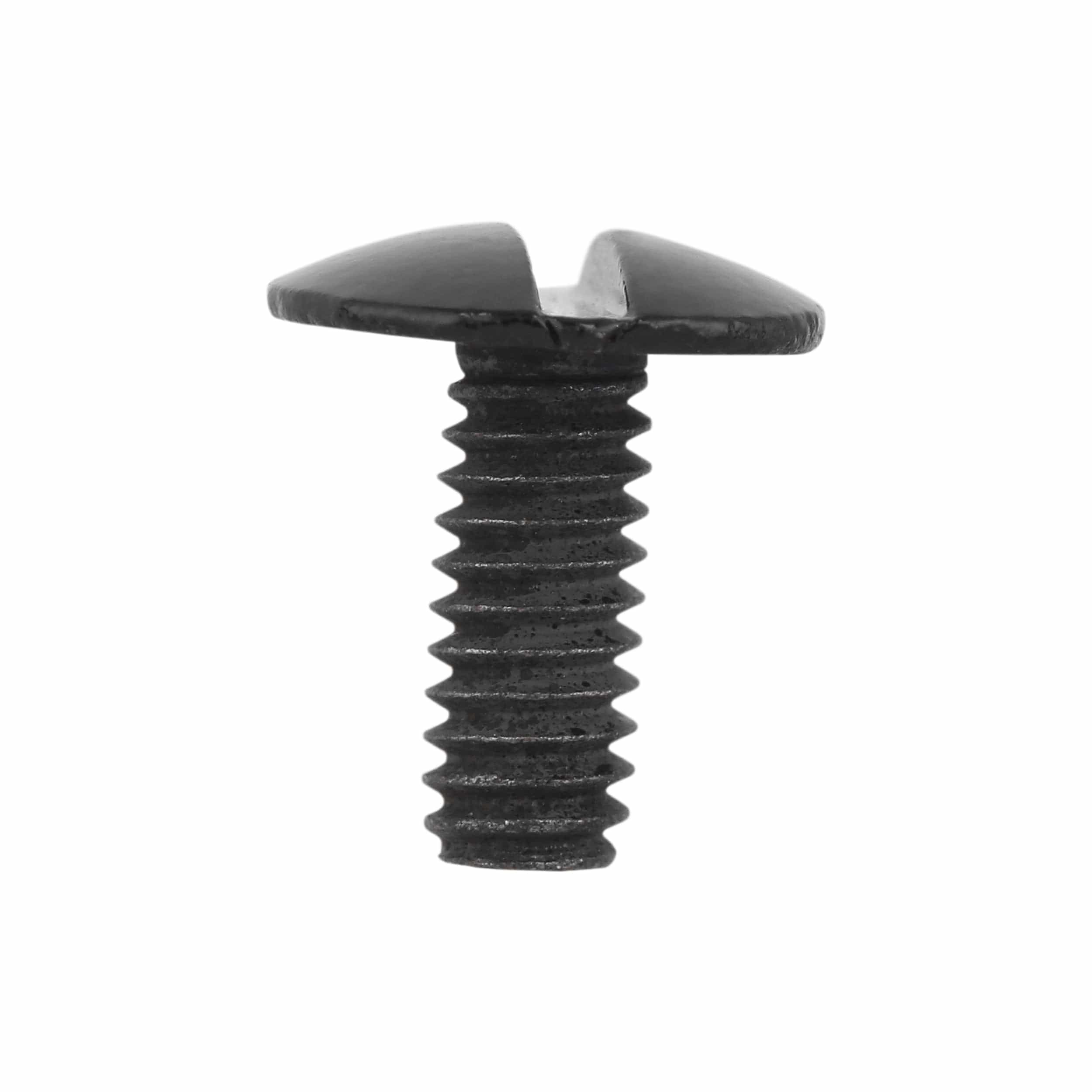 3/8" Glossy Black, Chicago Screw Only, Solid Brass PK10, #L-156SC-3-8BLK