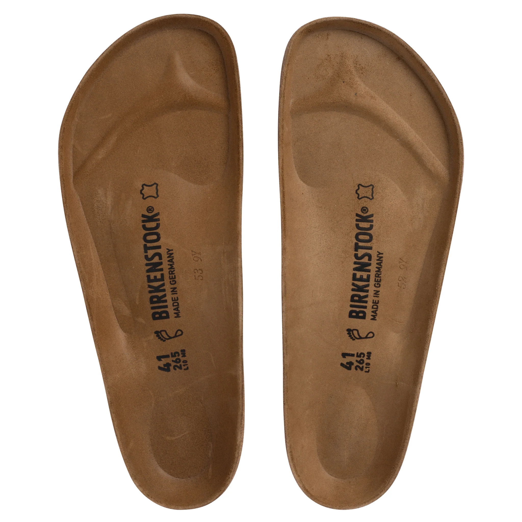 41mm, Birkenstock Dark Suede Footbed, #C-1590-41MM