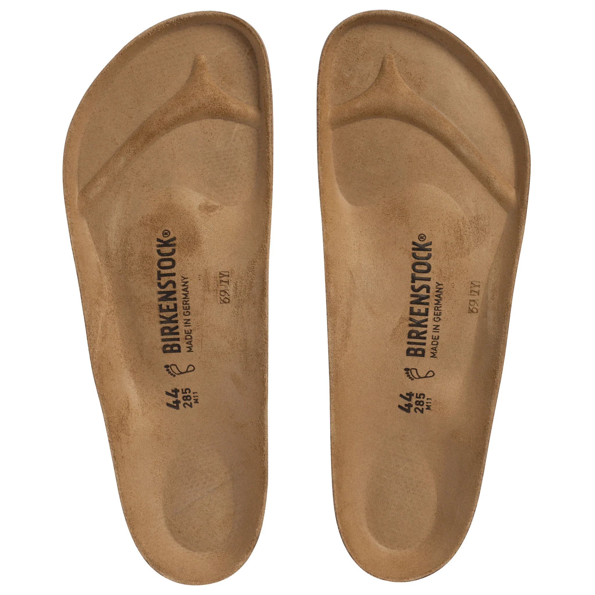 44mm, Birkenstock Dark Suede Footbed, #C-1590-44MM