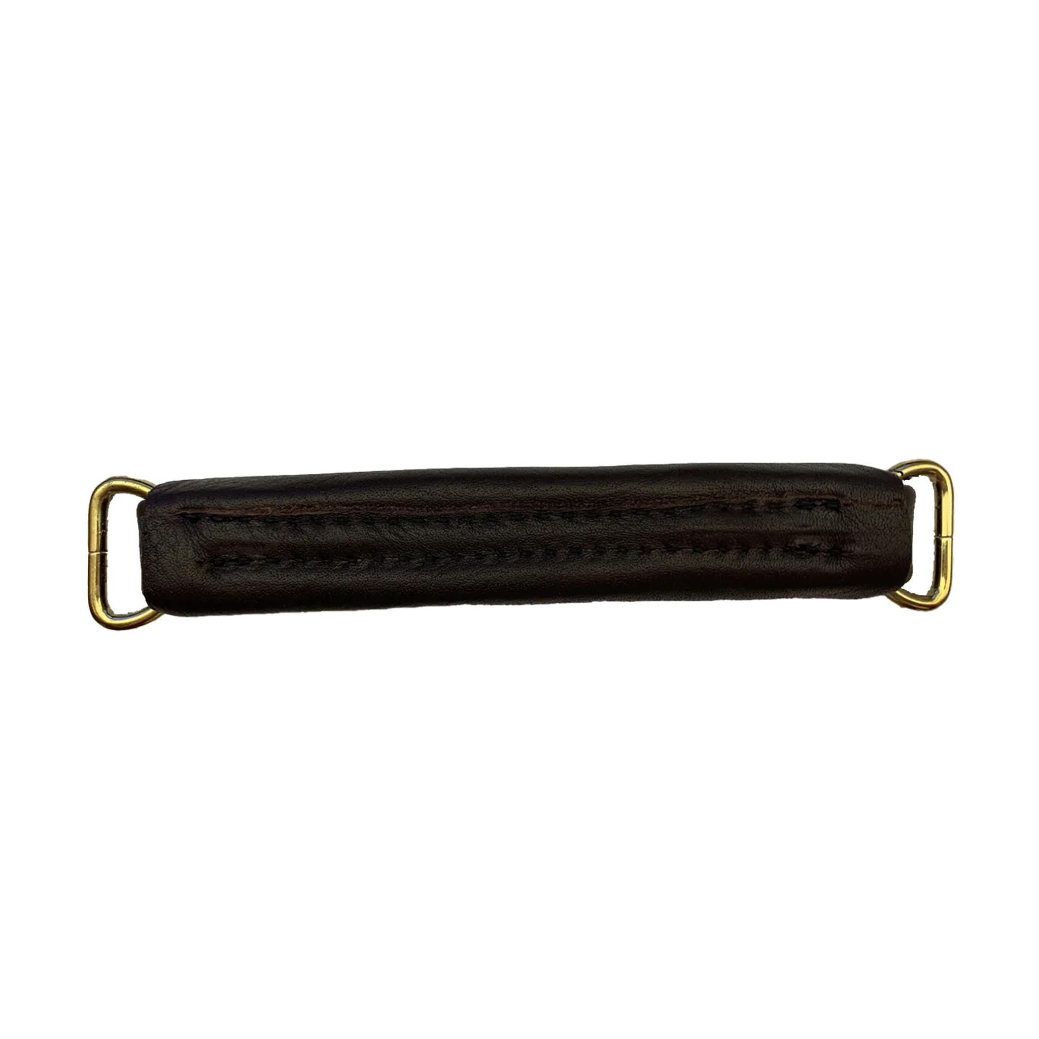 5 Â¾â Brown, Handle with Brass Hardware, Leather, #L-1803-BRO