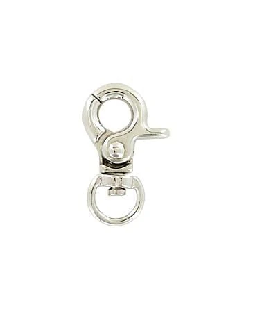 5/16" Nickel, Trigger Swivel Snap Hook, Zinc Alloy, #P-3066-NIC