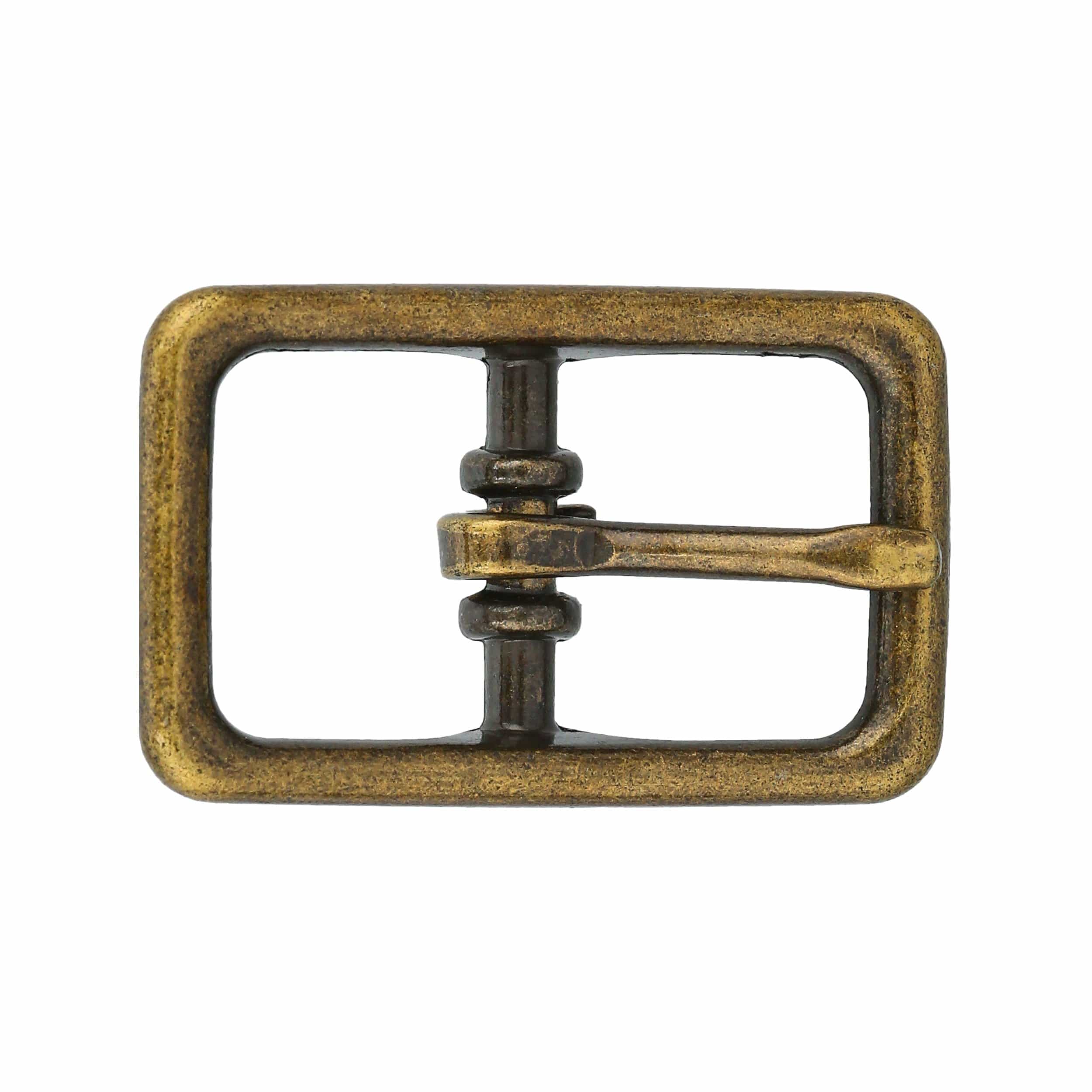 5/8" Antique Brass, Center Bar Buckle, Zinc Alloy, #C-1608-ANTB