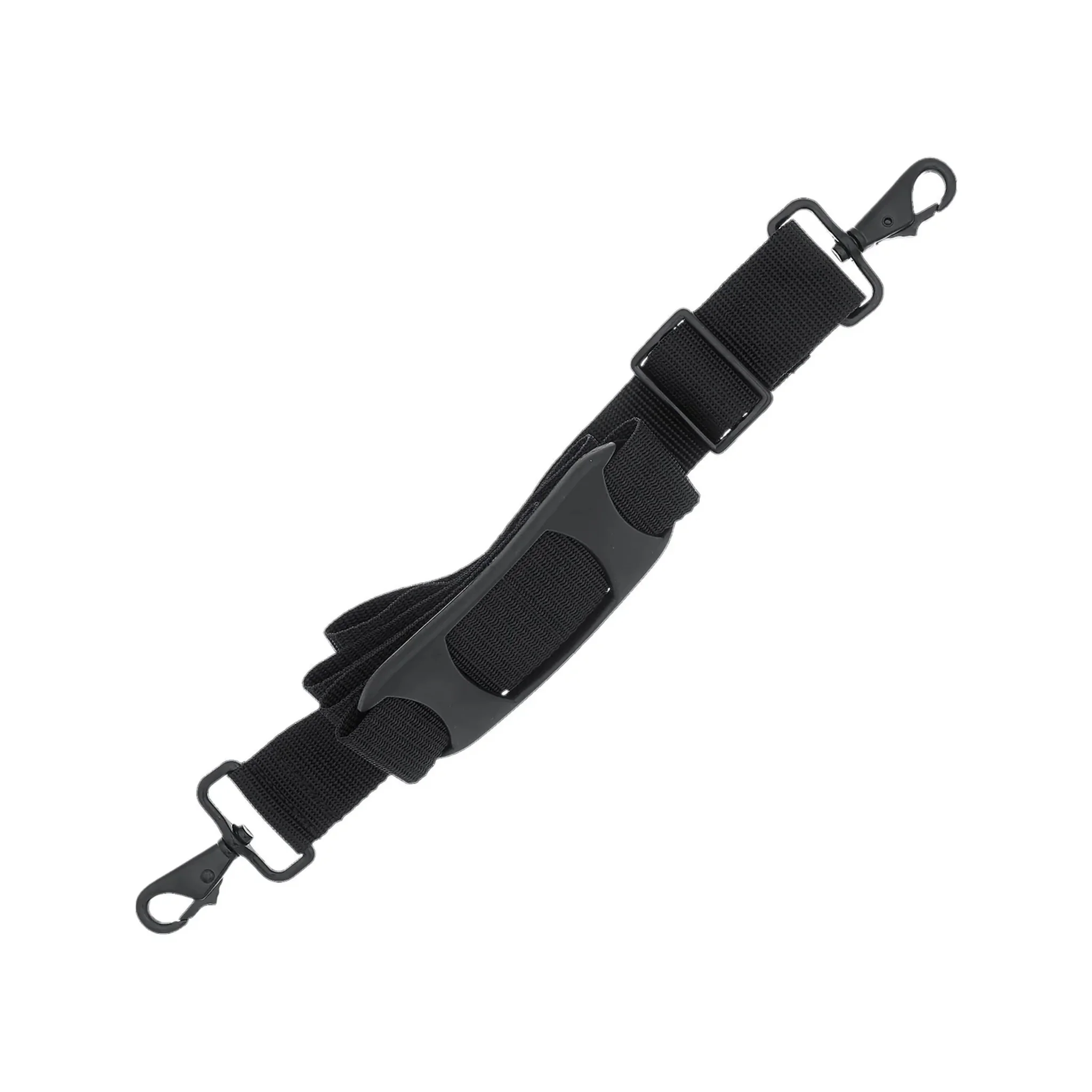 52" Black, Polypro Shoulder Strap with Pad, Polyester, #L-3364