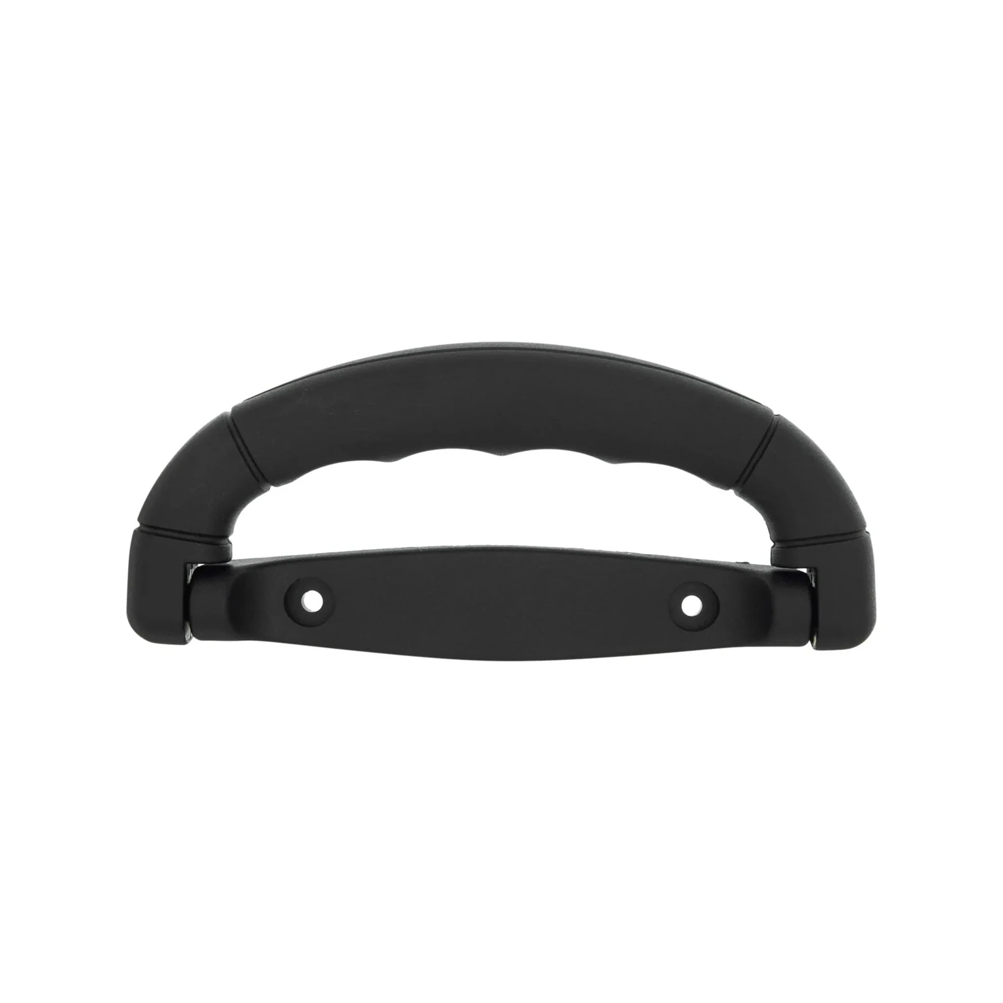 6 1/2" Black, Handle with Mounting Plate, Plastic, #L-2832
