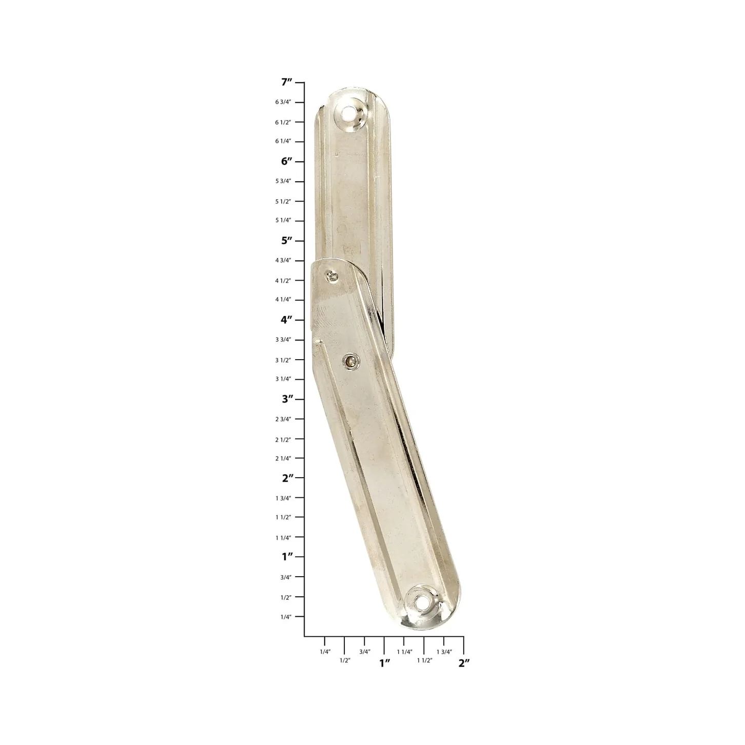 6" Nickel, Stay Plate, Zinc Alloy, #L-1150-NP