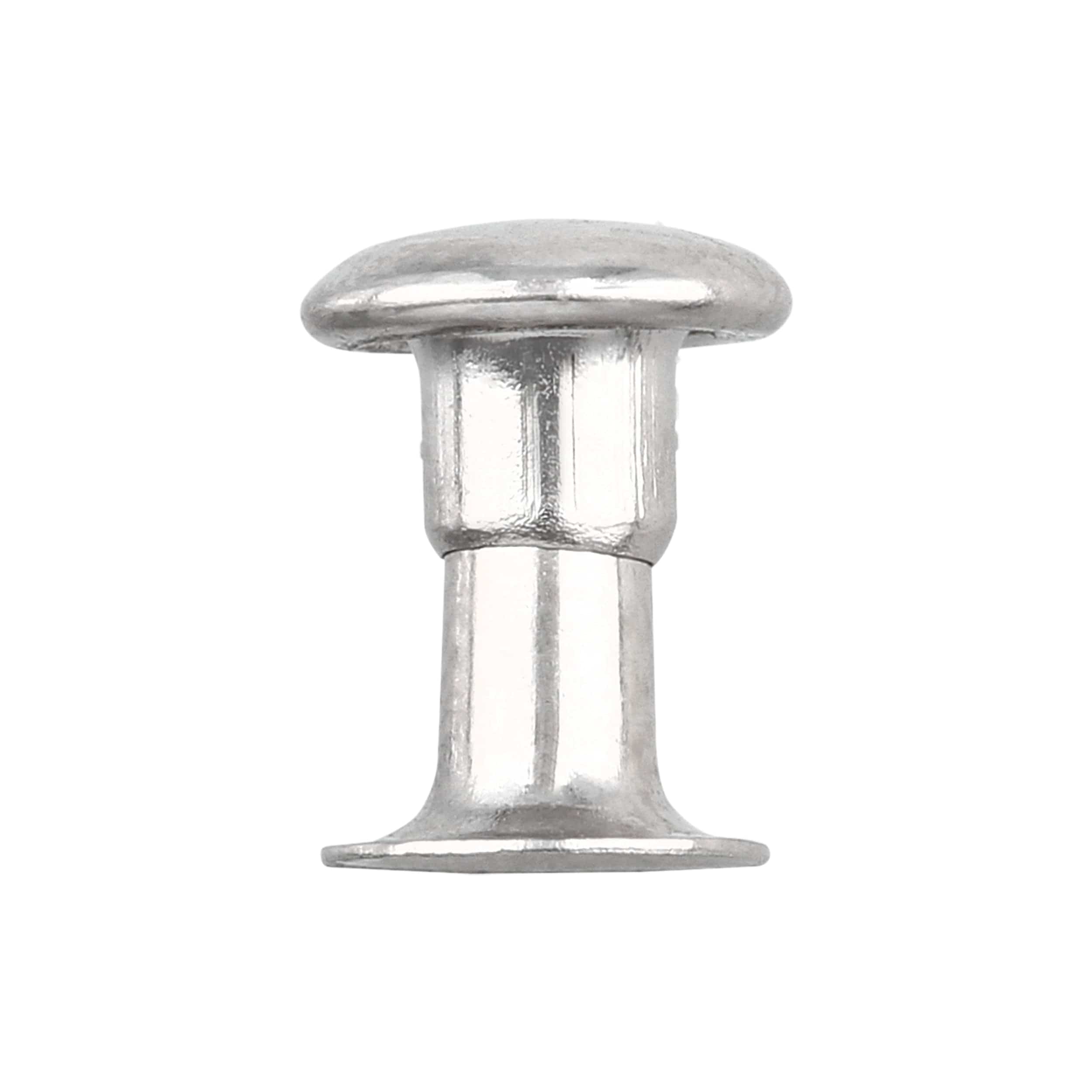 6.5mm Nickel, Single Cap Jiffy Rivets, 100ct, #NB206S-SBN