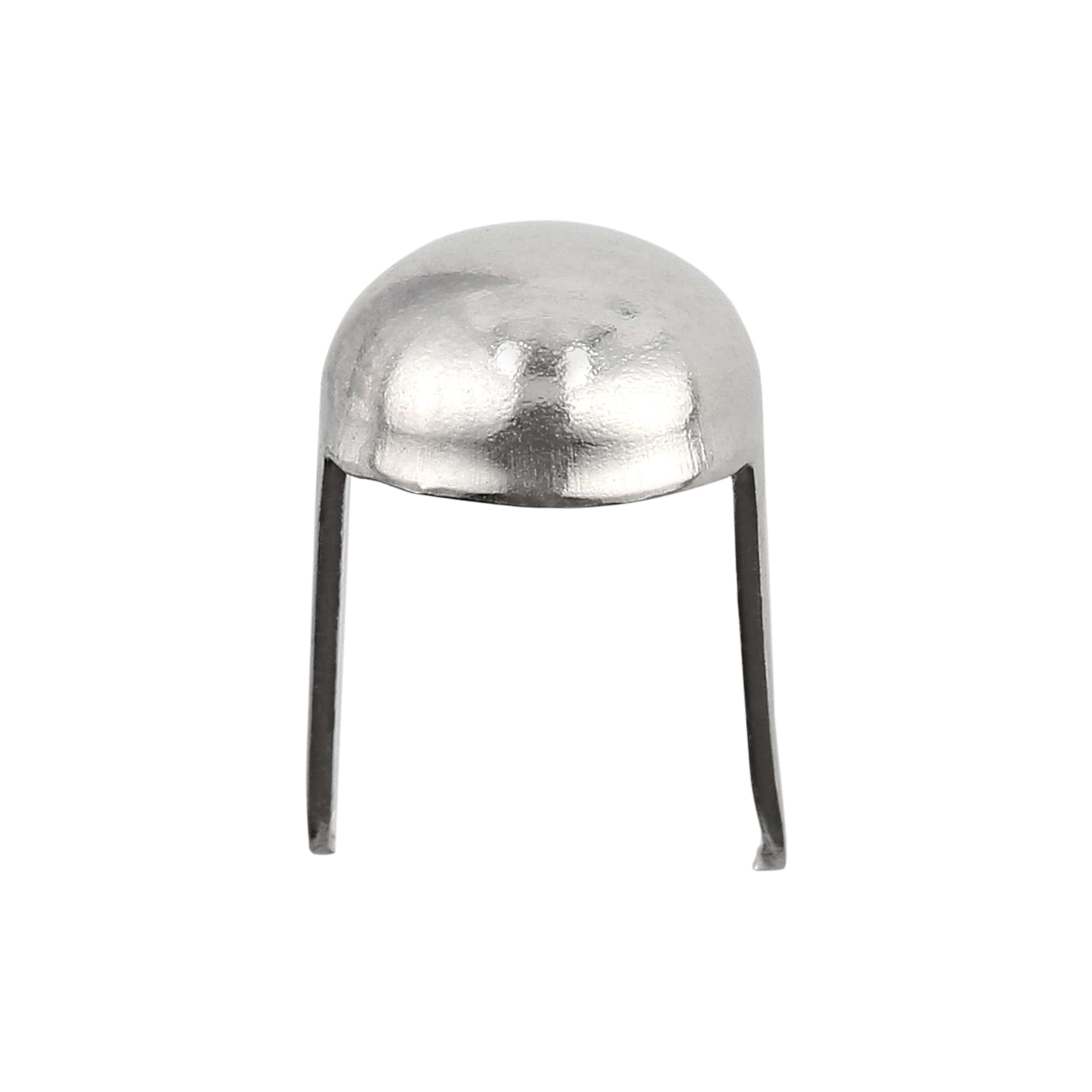 6mm Nickel, Round Head Spot, Solid Brass-PK25, #P-2478