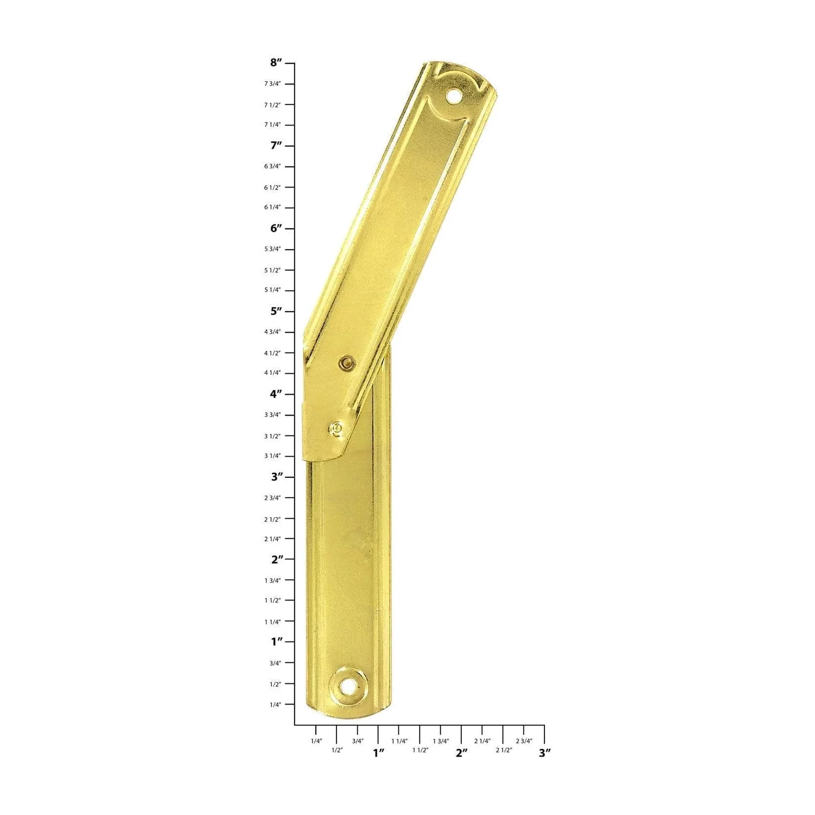 7 1/8" Brass, Stay Plate, Zinc Alloy, #G-36
