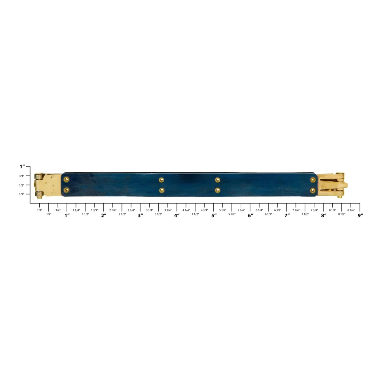 8" Facile Hexagonal Frame With Brass Hinges, Steel, #A-44-8