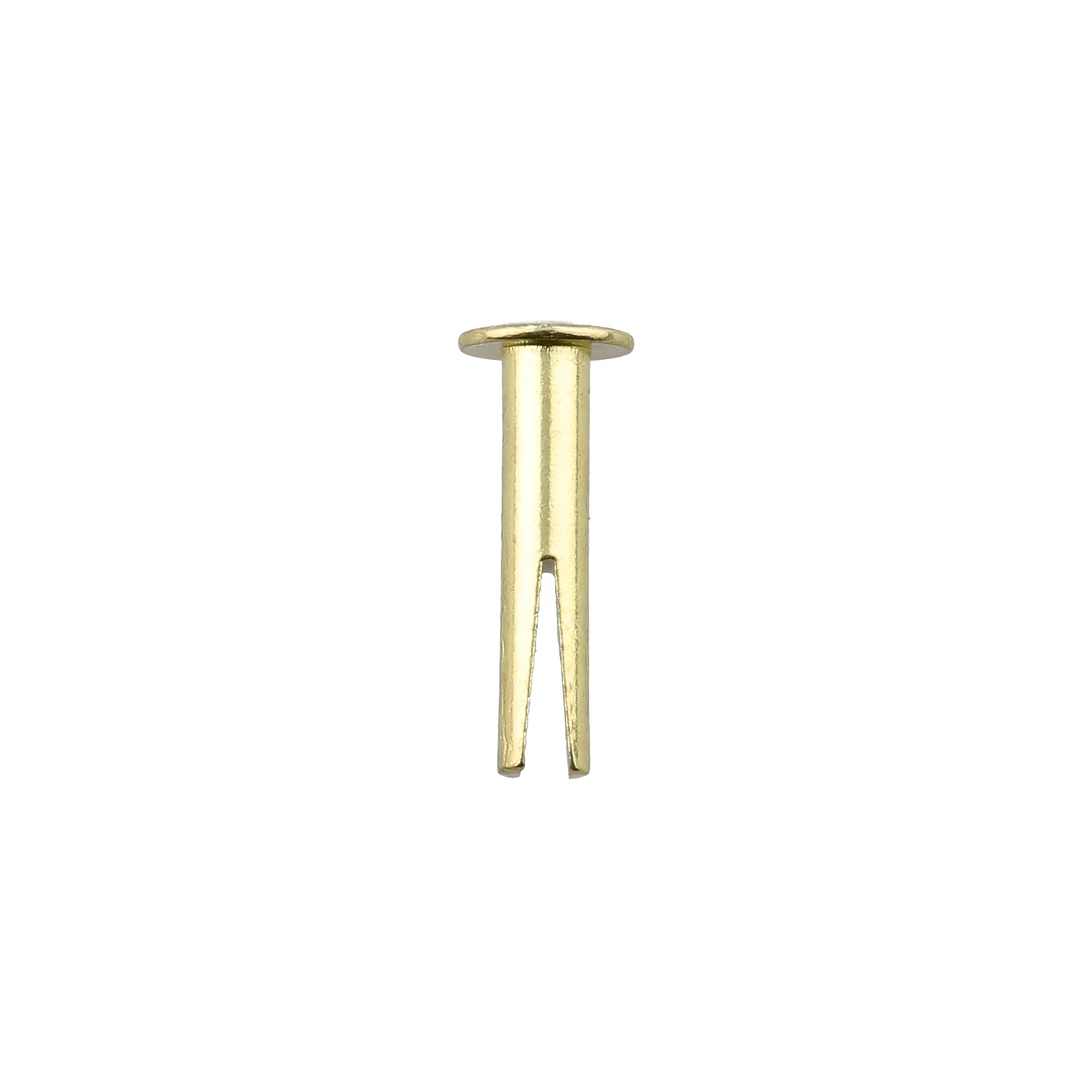 8/16" Brass, Split Rivet, Steel - 24 pk, #100-8-16-BP
