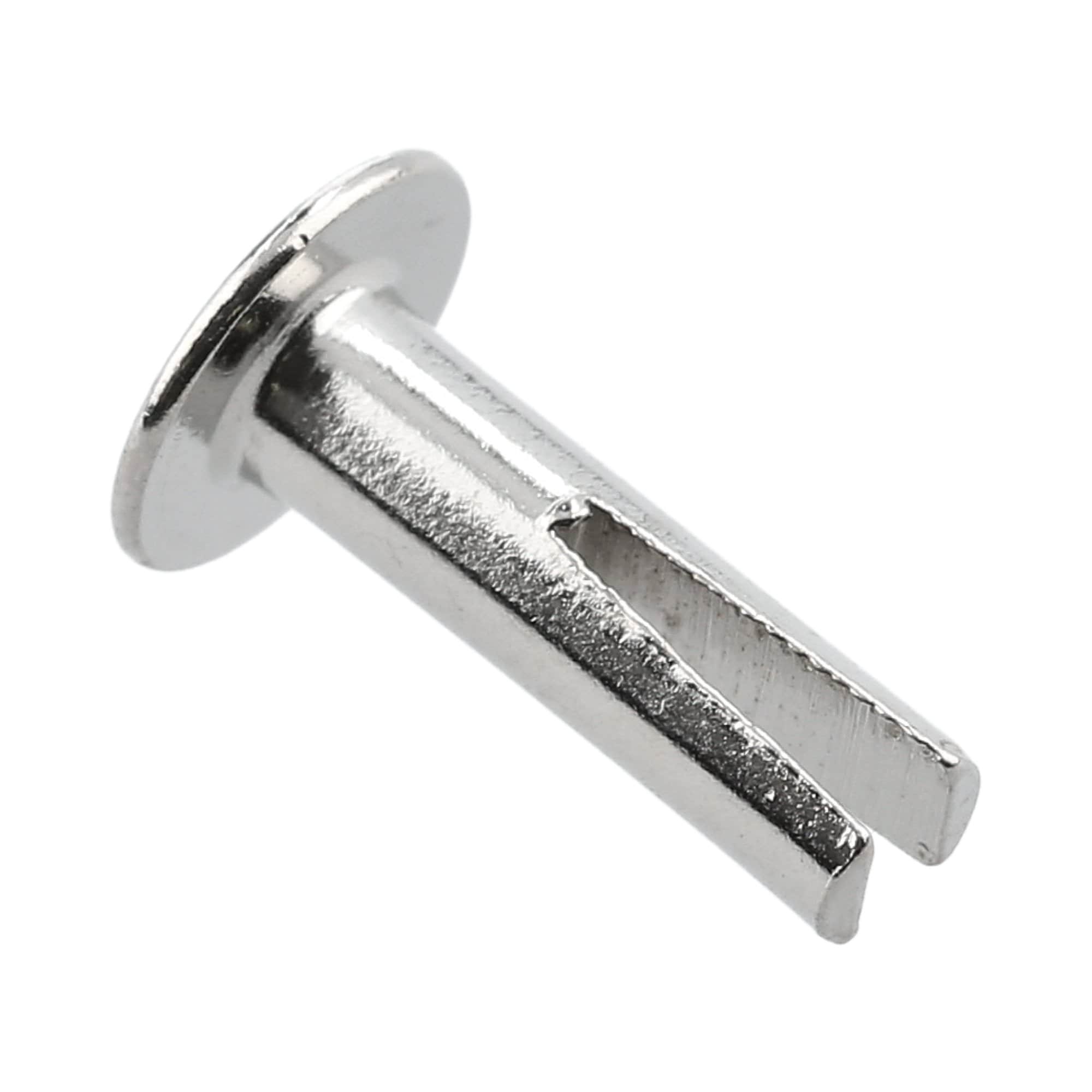 8/16" Nickel, Split Rivet, Steel - 24 pk, #151-8-16-NP
