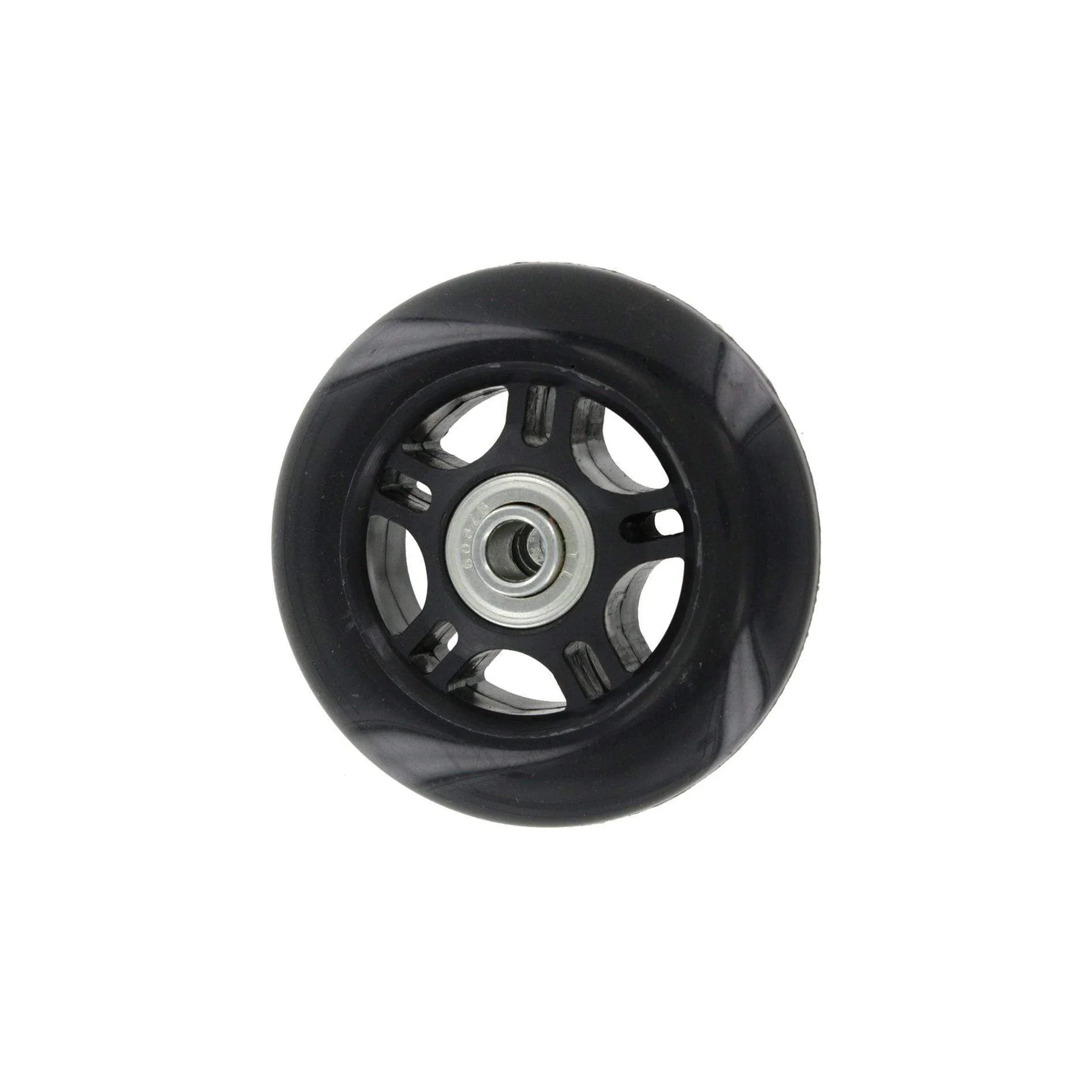 80mm Black, Ball Bearing Inline Skate Wheel, Plastic, #L-3805 1 5163-80mm-black-ball-bearing-inline-skate-wheel-plastic-l-3805-1.webp