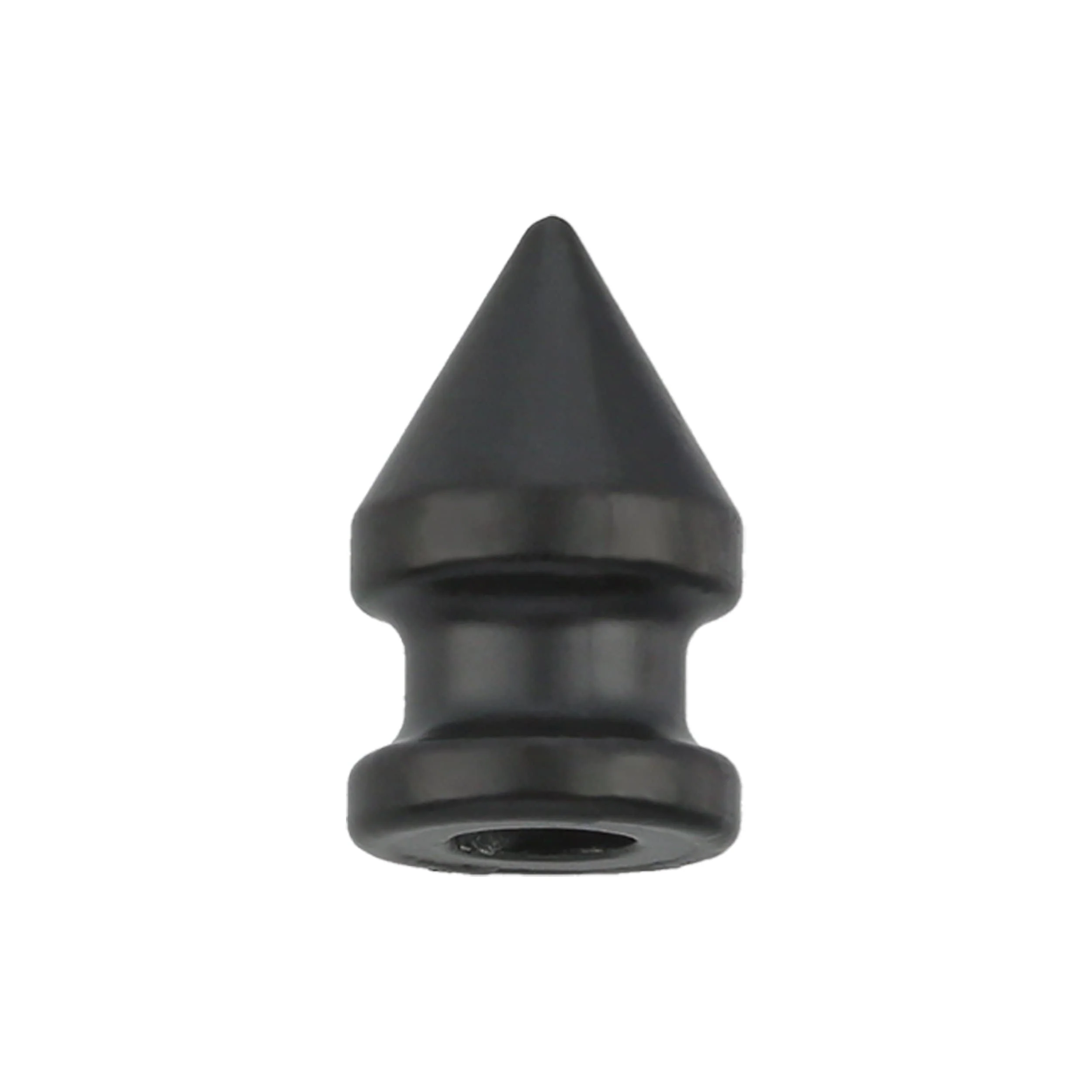8mm Black, Spike Stud, Zinc Alloy - PK10, #C-1167-BLK