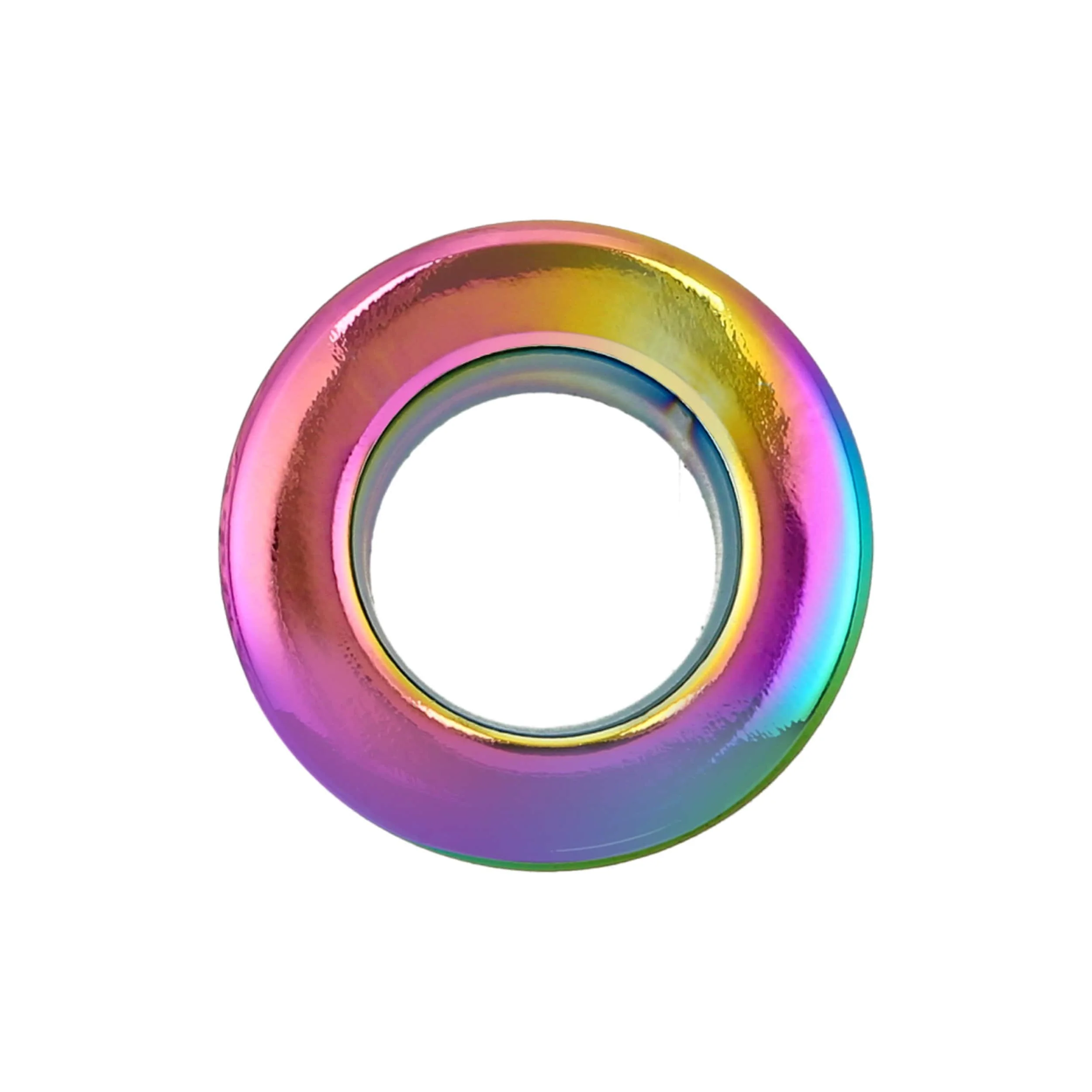 8mm Rainbow, Eyelet with Washer, Zinc Alloy - #A-450-8-IR