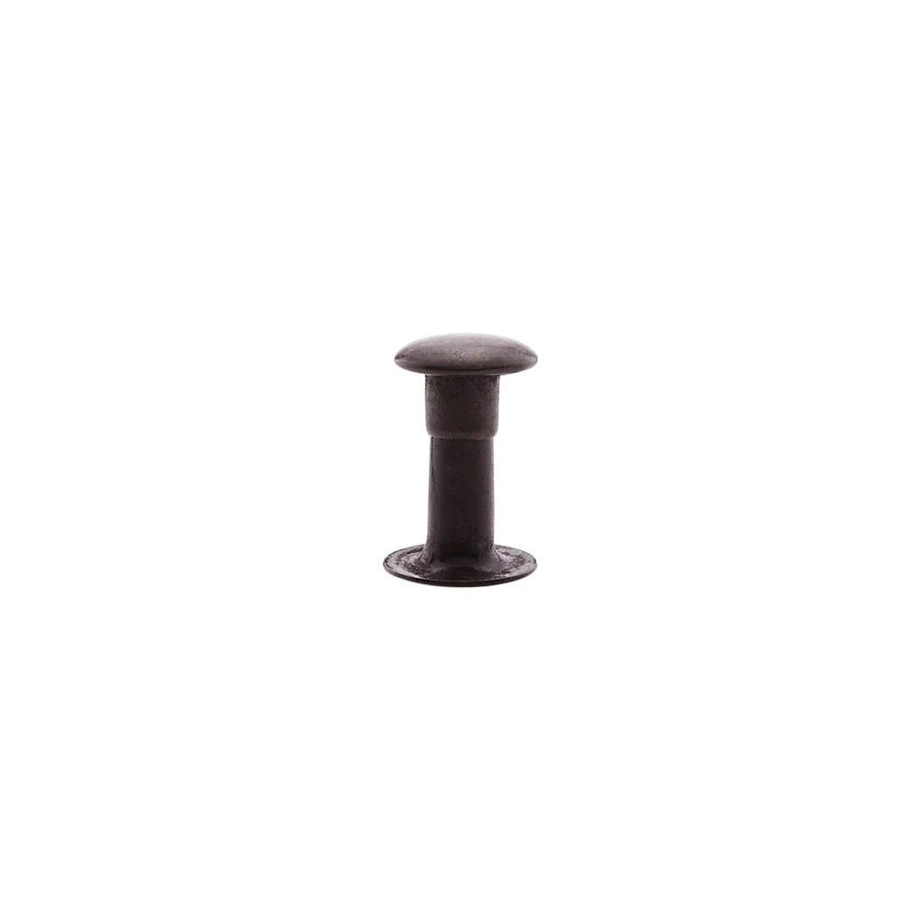 9mm Black, Single Cap Jiffy Rivets, Solid Brass-100ct, #NB309S-SBBK
