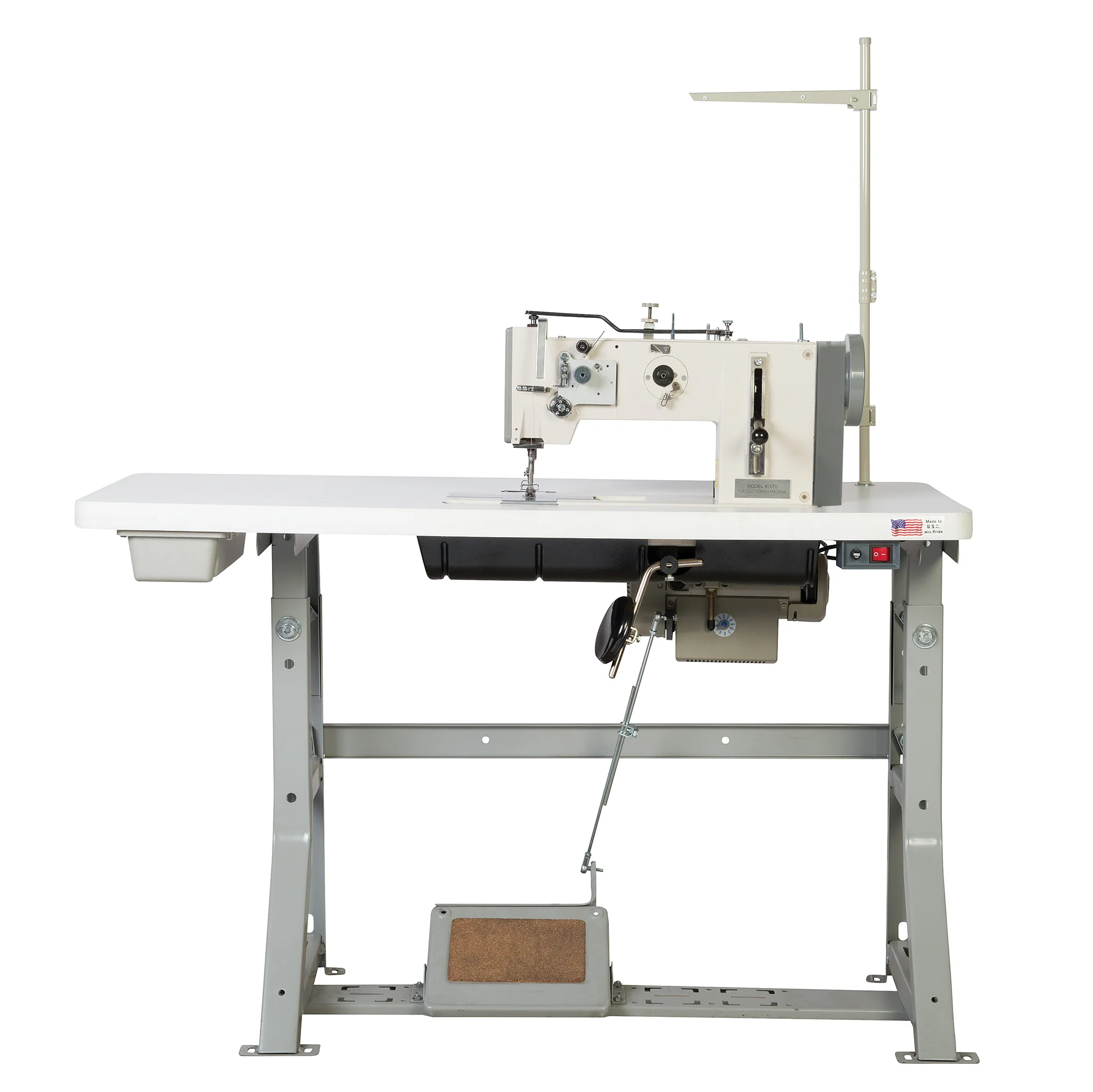 Adler 267 Table Model Leather Sewing Machine