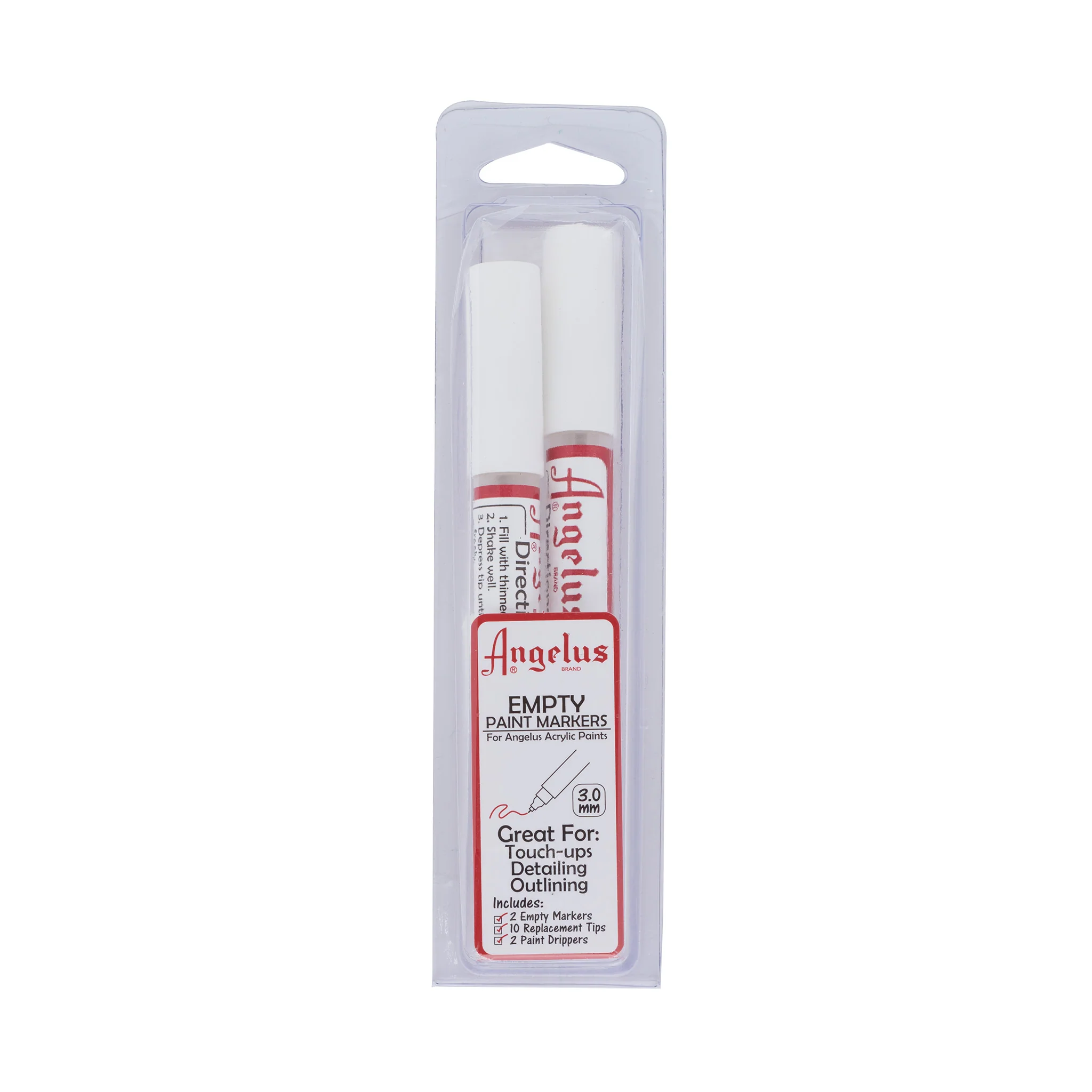Angelus® Empty Paint Marker Set, 3 mm