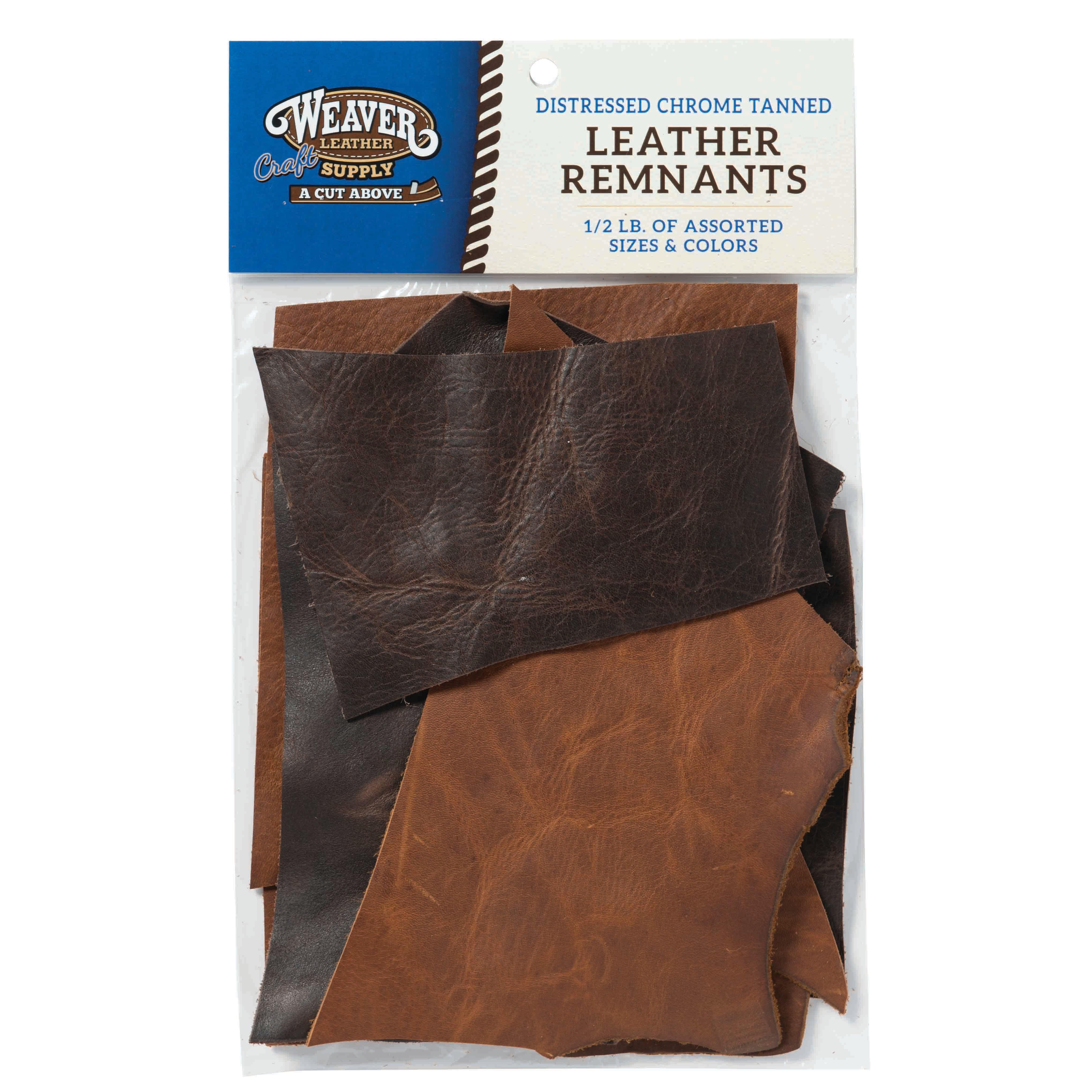 Assorted Pull-Up Leather Remnant Bag