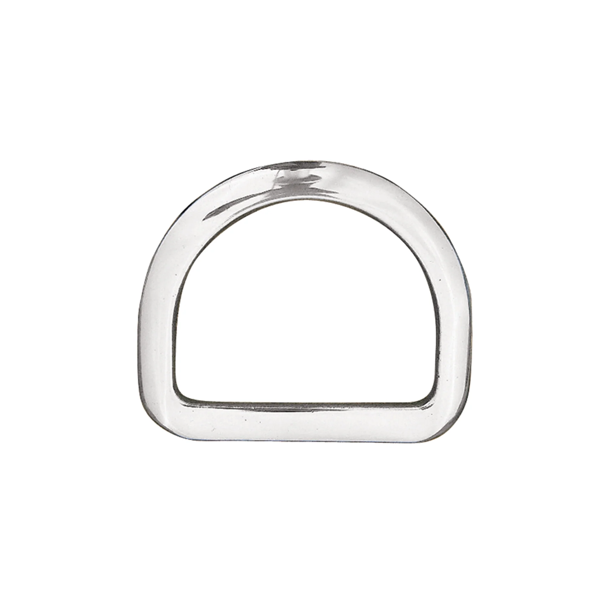 Beveled Rigging D-Ring Stainless Steel, 2-1/2"
