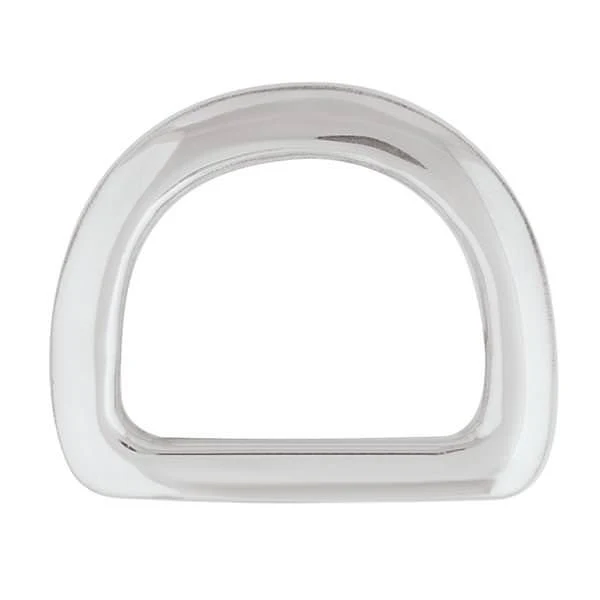 Beveled Saddle D-Ring Stainless Steel, 2"
