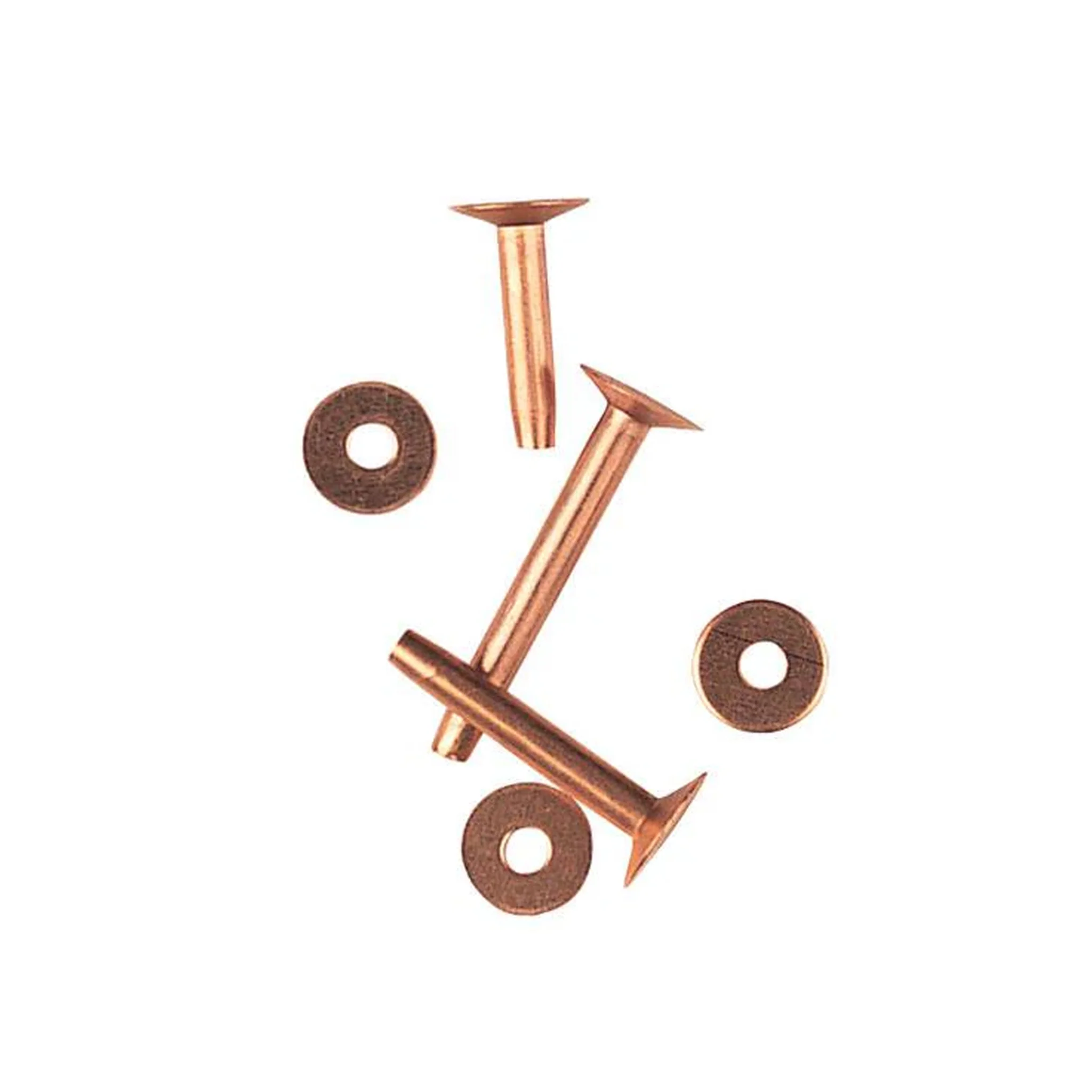 Bulk #9 Solid Copper Rivets with Burrs, 25 lb. Box