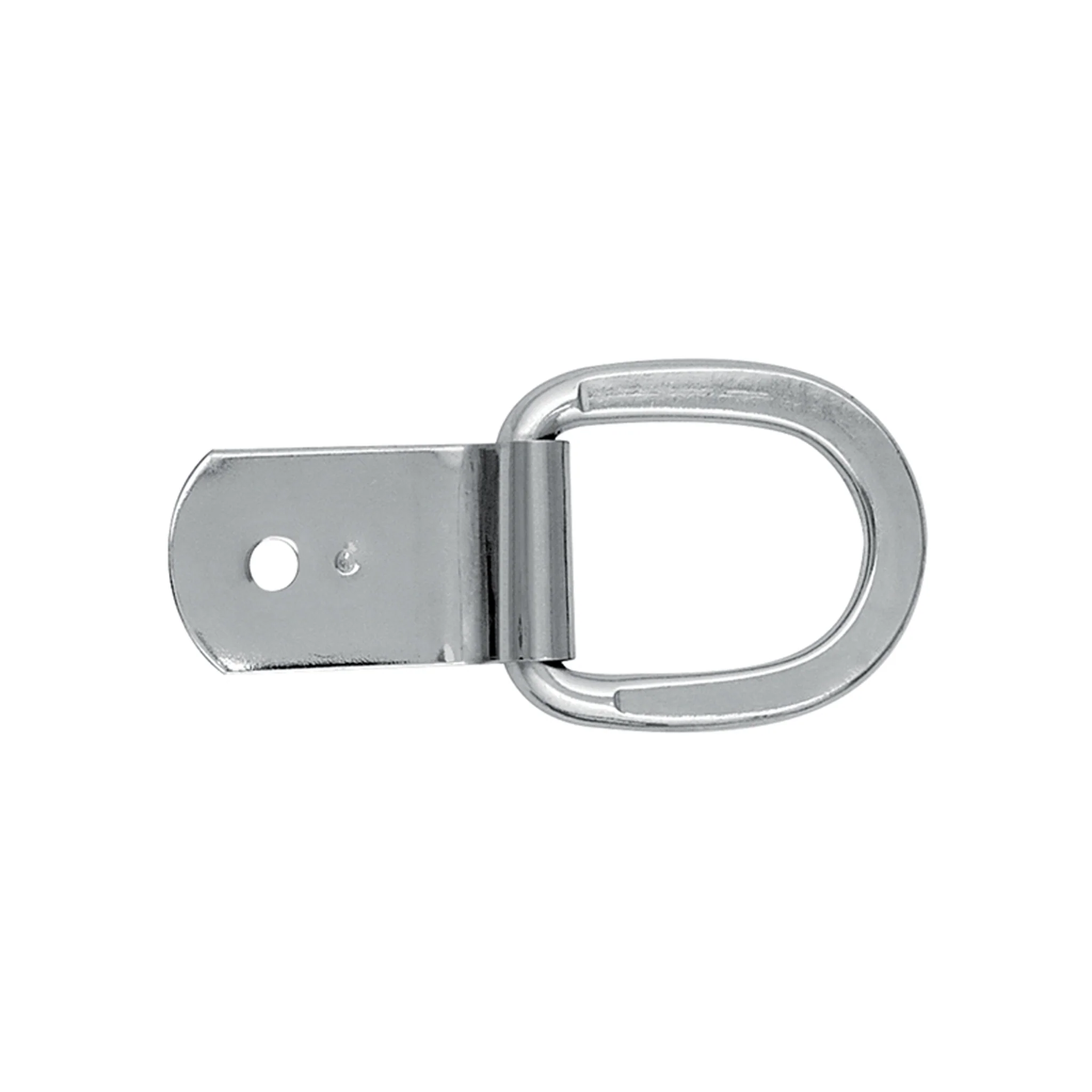 Clip and Flat D-Ring Stainless Steel, 1"