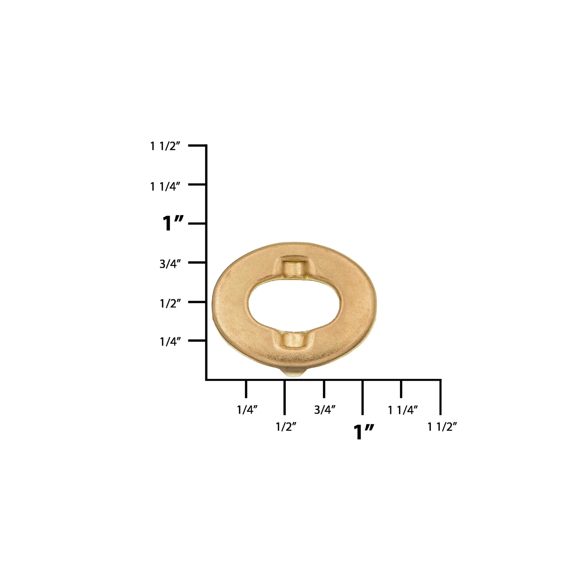 Common SenseÂ® 1" Brass Eyelet, Zinc Alloy