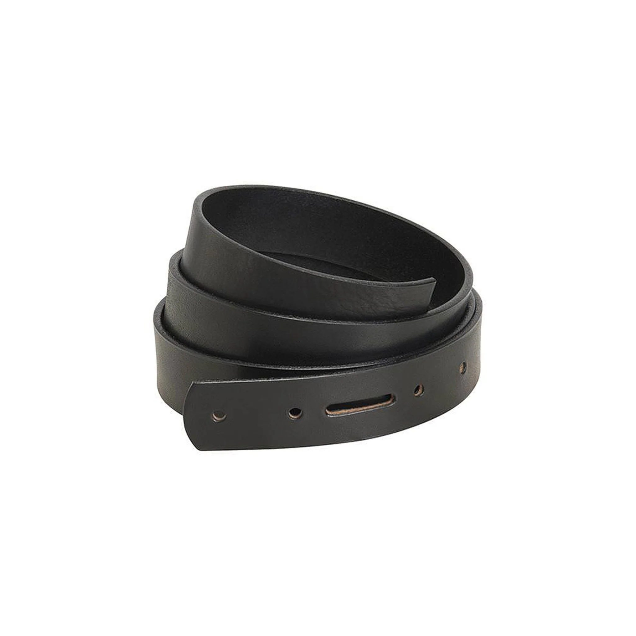 English Bridle Belt Blank with Snap Holes & Edge Paint