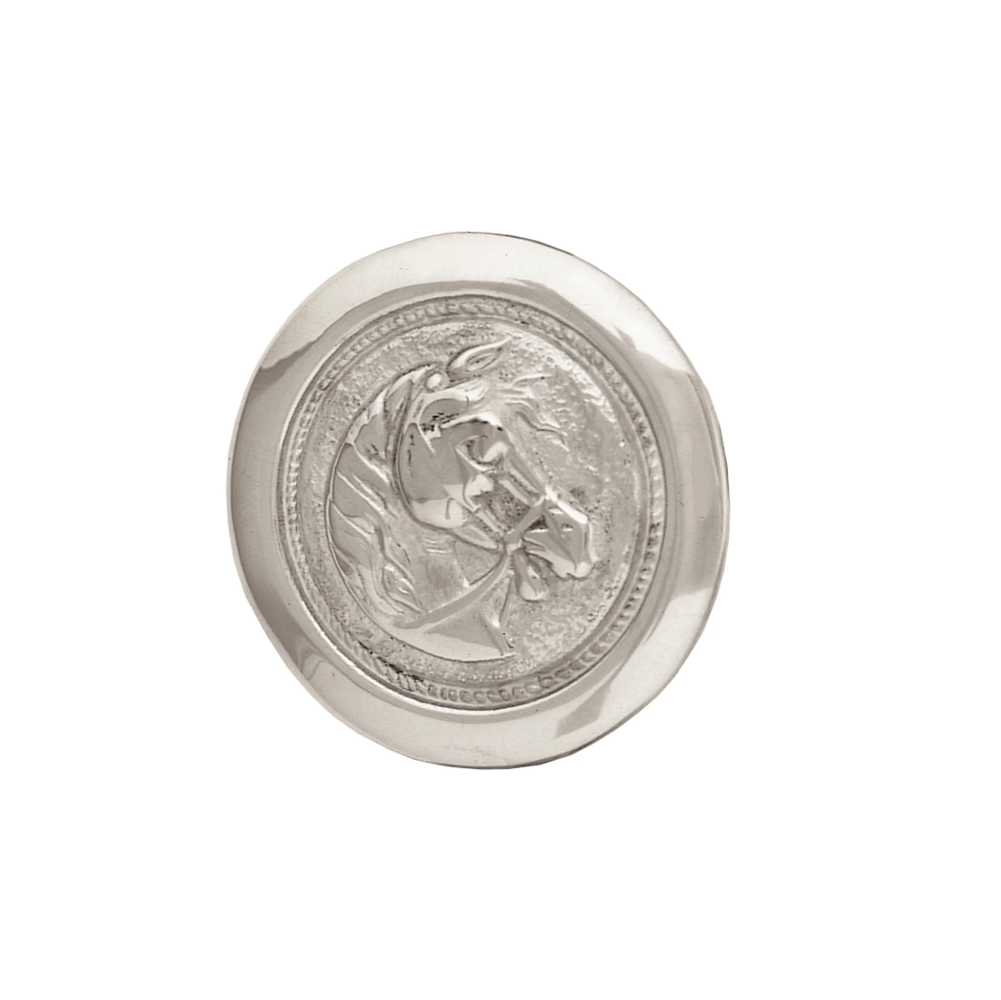 Horsehead Rosettes Stainless Steel, 2"