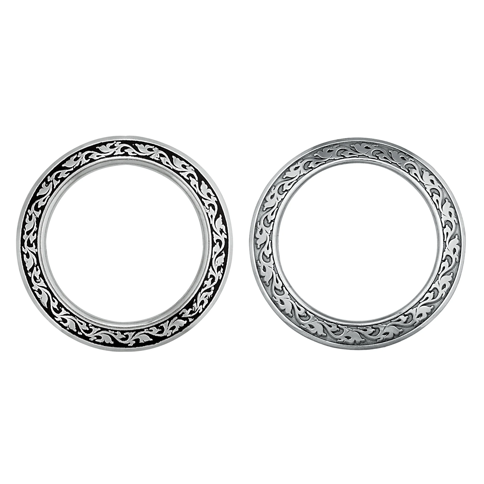 Jeremiah Watt Accented Floral Breast Collar Ring