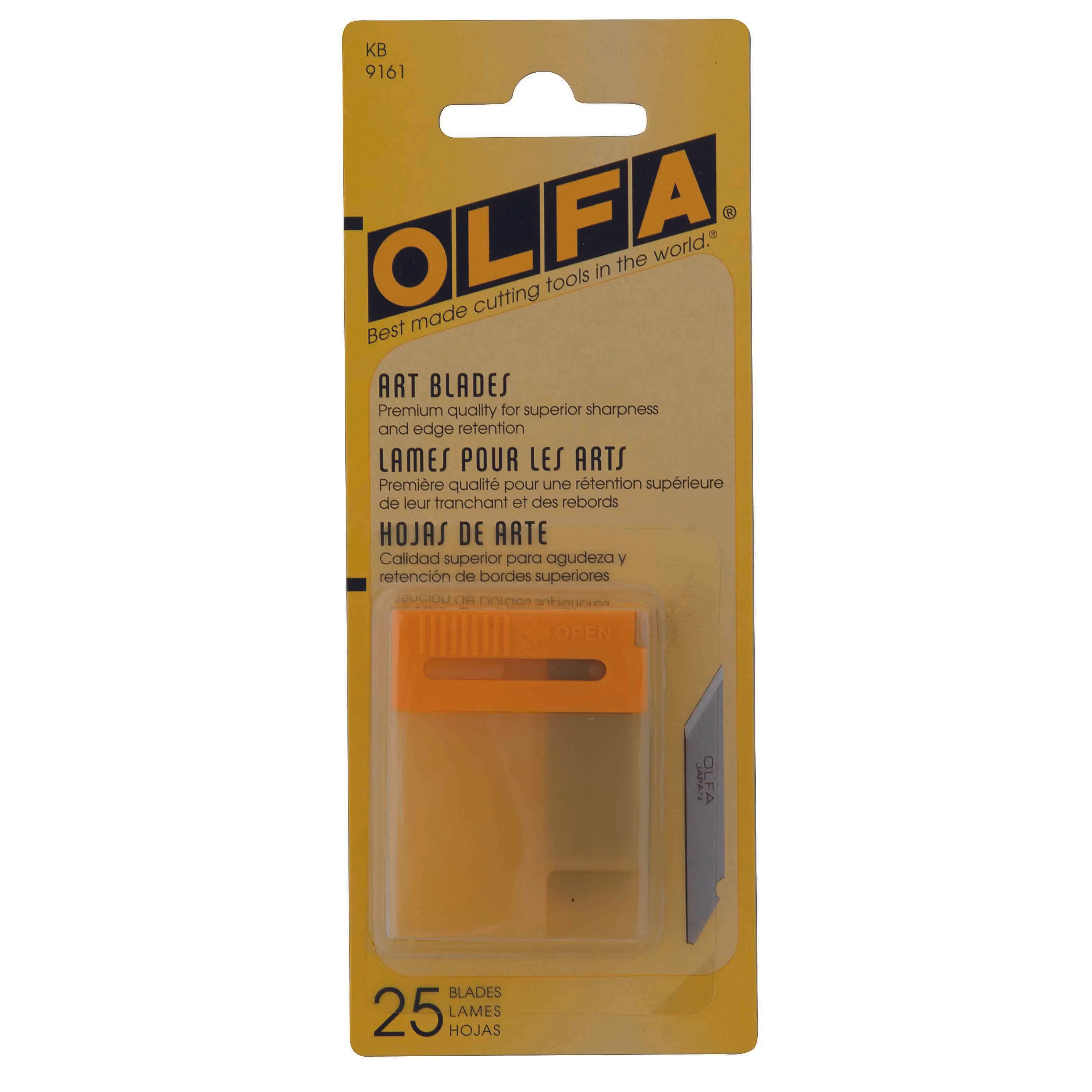 OlfaÂ® Art Knife Replacement Blades, 25-Pack
