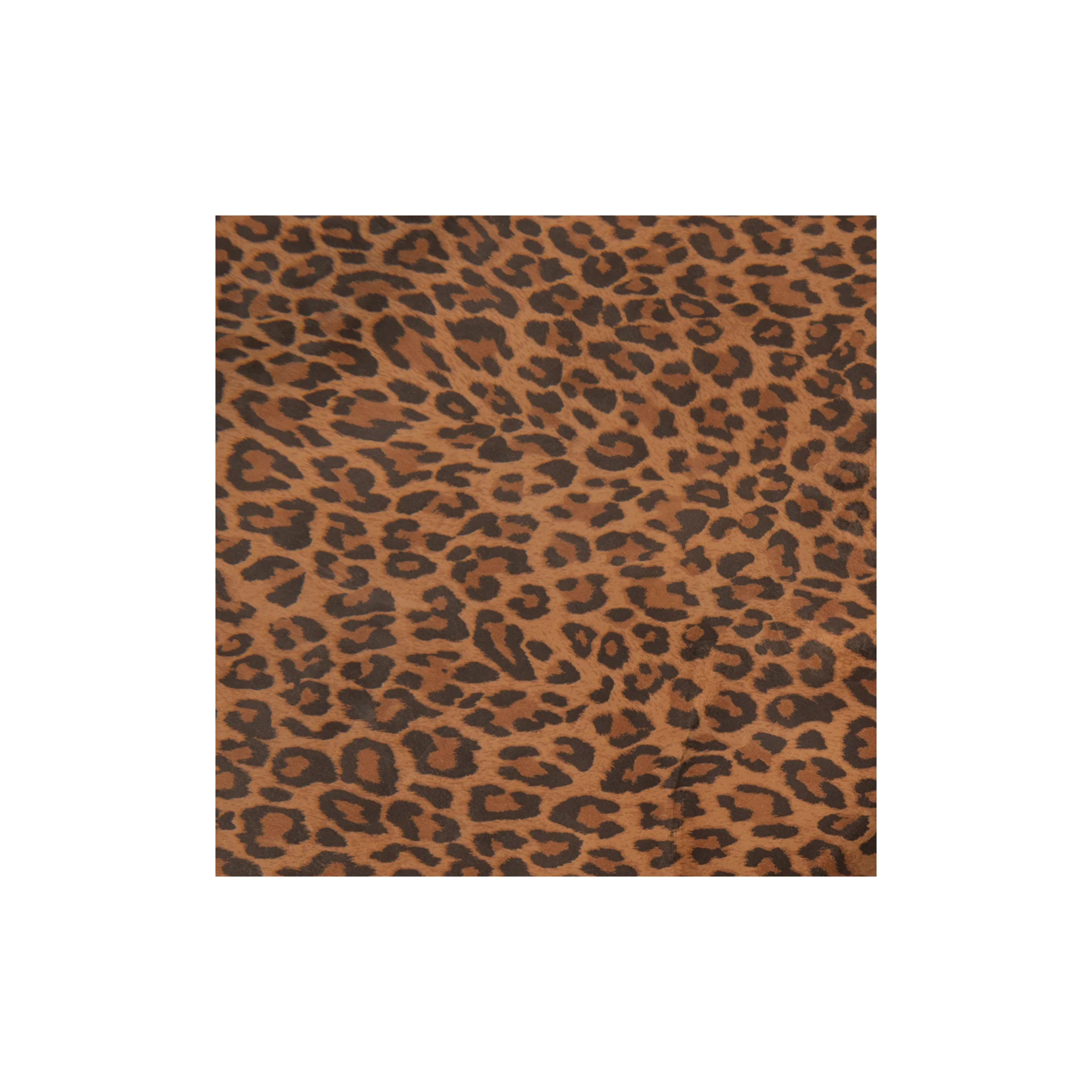 Sample, Leopard Printed Leather, 3-4 oz.